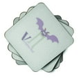 thumbnail image 2 of Alphabet V for Vampire Bat Foam Coaster Set of 4, 2 of 3