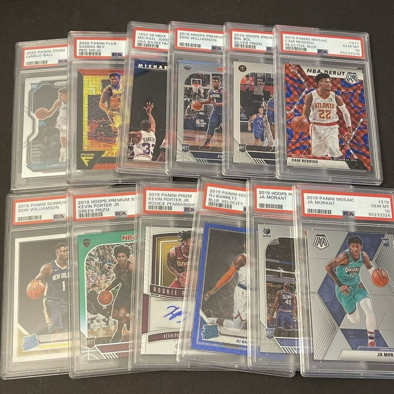 nba card graded Amazon.com: Generic Basketball PSA Only Graded 7+ Guaranteed Mystery Hot  Pack Bundle - 5 Rookies / 5 Vets - with Bonus Legends Chase Card main image 0