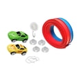 thumbnail image 4 of Rampa flexible para pista de carreras con ventosas, ideal para hacer tú mismo, multiusos, enrollable, portátil, de 4,5 m, para niños., 4 of 9