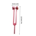 thumbnail image 3 of 128 Hz Aluminum Tuning Fork for Sound Therapy, Relaxation & Nitric Oxide Stimulation, 1-Pack with Secure Storage Case Akmoler | Metal, Pink, 3 of 9