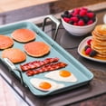 thumbnail image 2 of Chantal Induction 21 Tri-Ply Griddle w/ Ceramic Coating - 19.09" x 9.52", 2 of 2