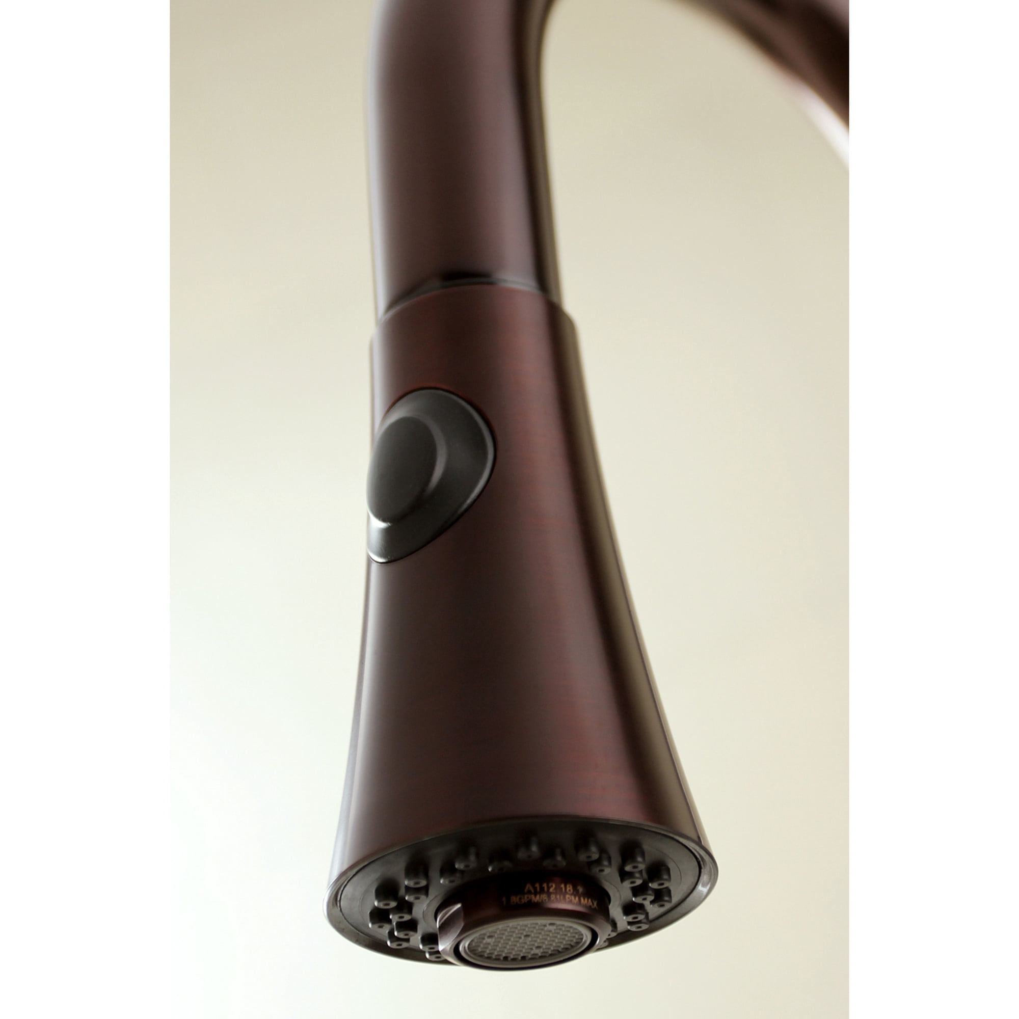 Kingston Brass LS8725CTL Continental Single-Handle Pull-Down Kitchen Faucet in Oil Rubbed Bronze