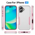 thumbnail image 7 of For iPhone 17 Case, iPhone 17 Case Dual Layer Hard PC Soft TPU Bumper Full Body Heavy Duty Shockproof Strong and Durable Rugged Phone Case for iPhone 17,Dropproof,Dust-Proof,A, 7 of 7