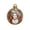 Printed spherical snowman Christmas ornament, variant on Kuokaa Inflatable Reindeer Ring Toss Christmas Game, Wobbling Roly-Poly Reindeer Decoration with 4 Rings for Indoor Outdoor Holiday Party Yard Home Decor