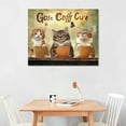 thumbnail image 2 of BCIIG God Says You Are Decor Cat Wall Art Cat Canvas Pictures Wall Decor Butterfly Canvas for Girl’s Room Prints Painting Artwork for Bedroom Bathroom Living Room  16x12in, 2 of 6