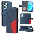 thumbnail image 1 of Compatible OnePlus Nord CE 2 LITE Case, Leather Wallet Case Stand View Magnetic Clasp Book Flip Folio Phone Cover - Blue, 1 of 5
