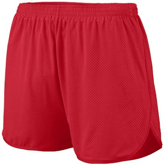 338A Solide Fendue Courte - Rouge&44; 2X