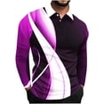 thumbnail image 1 of Blusa y camisa de manga larga con cuello vuelto para hombre, jersey de solapa de manga corta, top deportivo de manga corta con solapa, blusa de poliéster para hombre, 1 of 4