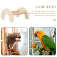 thumbnail image 4 of CNKOO Chick Perch Chicken Wooden Stand Parrot Standing Rack Pet Chicken Standing Rack, 4 of 6