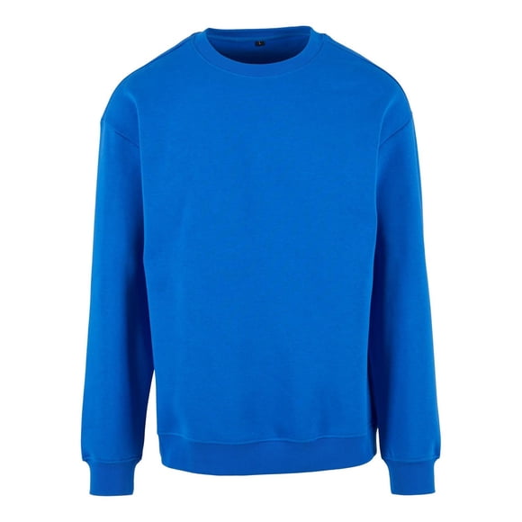 Build Your Brand Mens Crew Neck Plain Sweatshirt