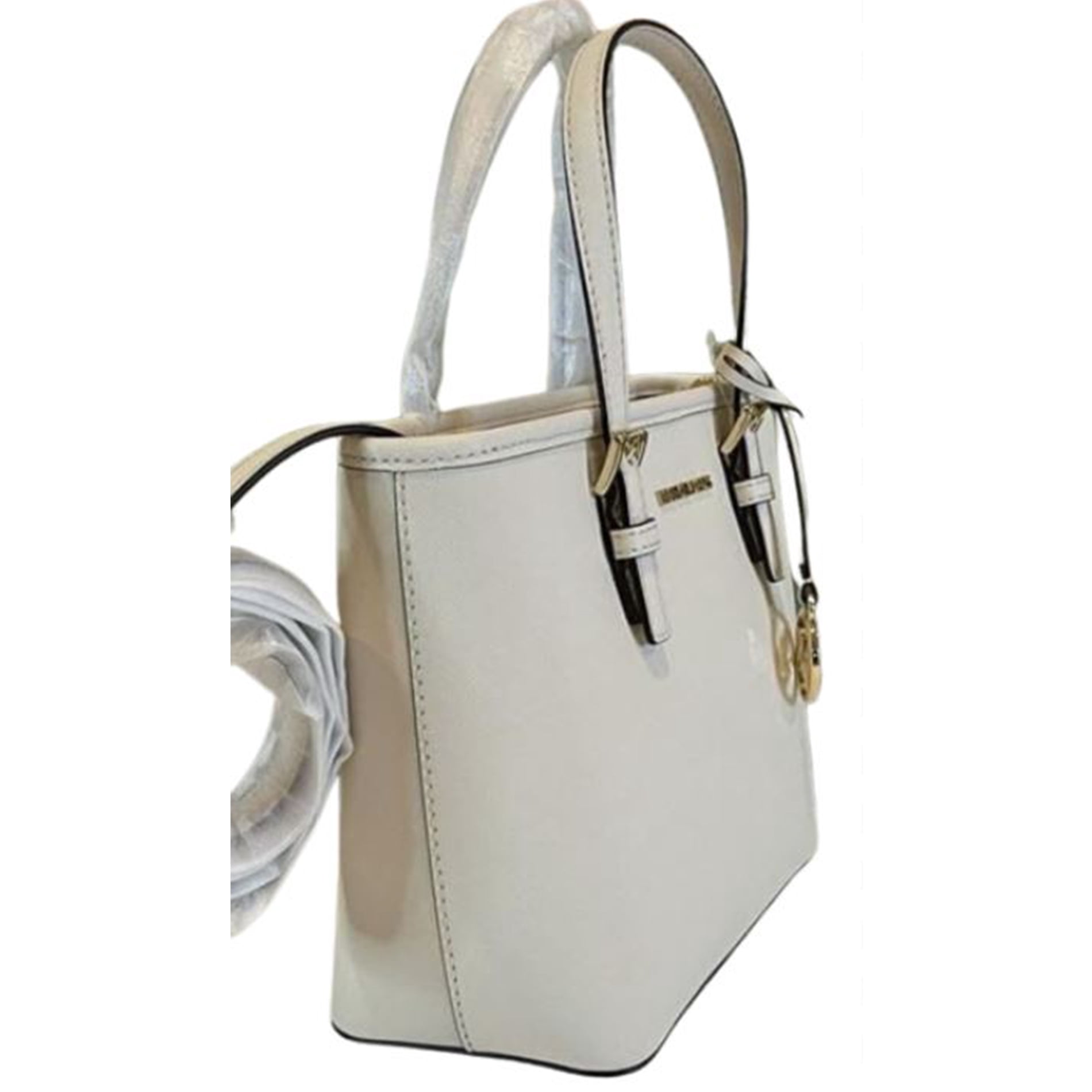 Michael Kors Jet Set Cider PVC Leather XS Carryall Top Zip Tote