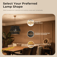 thumbnail image 6 of AEELLEEA Metal Lamp Shade For Pendant Light, 3-tier Drum Lampshade, Chandelier Light Cover Etched Forest Design11.8'' x 9'' High, UNO Fitter,, 6 of 7