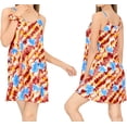 thumbnail image 2 of HAPPY BAY Women's Spaghetti Strap Nightshirts Slip Nighty 00 coral-AC30, 2 of 4