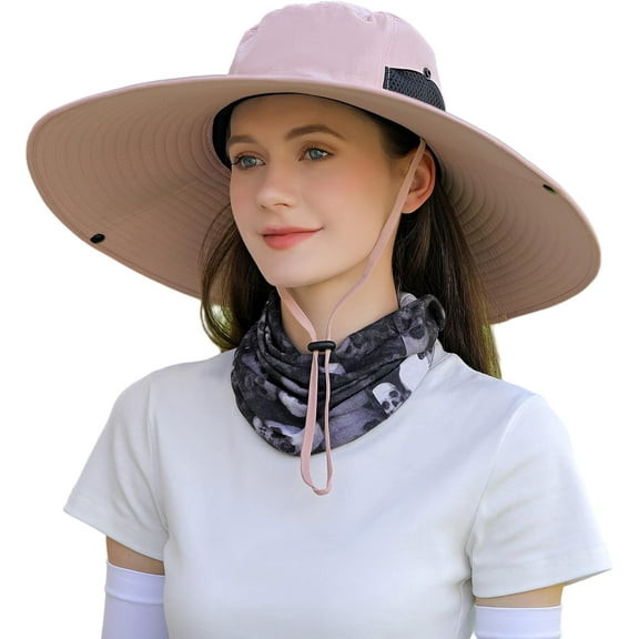 YooGuoGuo Wide Brim Sun Hat for Men Women UV Protection Ventilated Summer Hats for Fishing Hiking Garden Beach