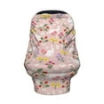 thumbnail image 2 of Haiem Bunny And Flower Baby Nursing Cover & Nursing Poncho - Multi Use Cover for Baby Car Seat Canopy, Stroller Cover, 360°Full Privacy Breastfeeding Coverage, 2 of 9