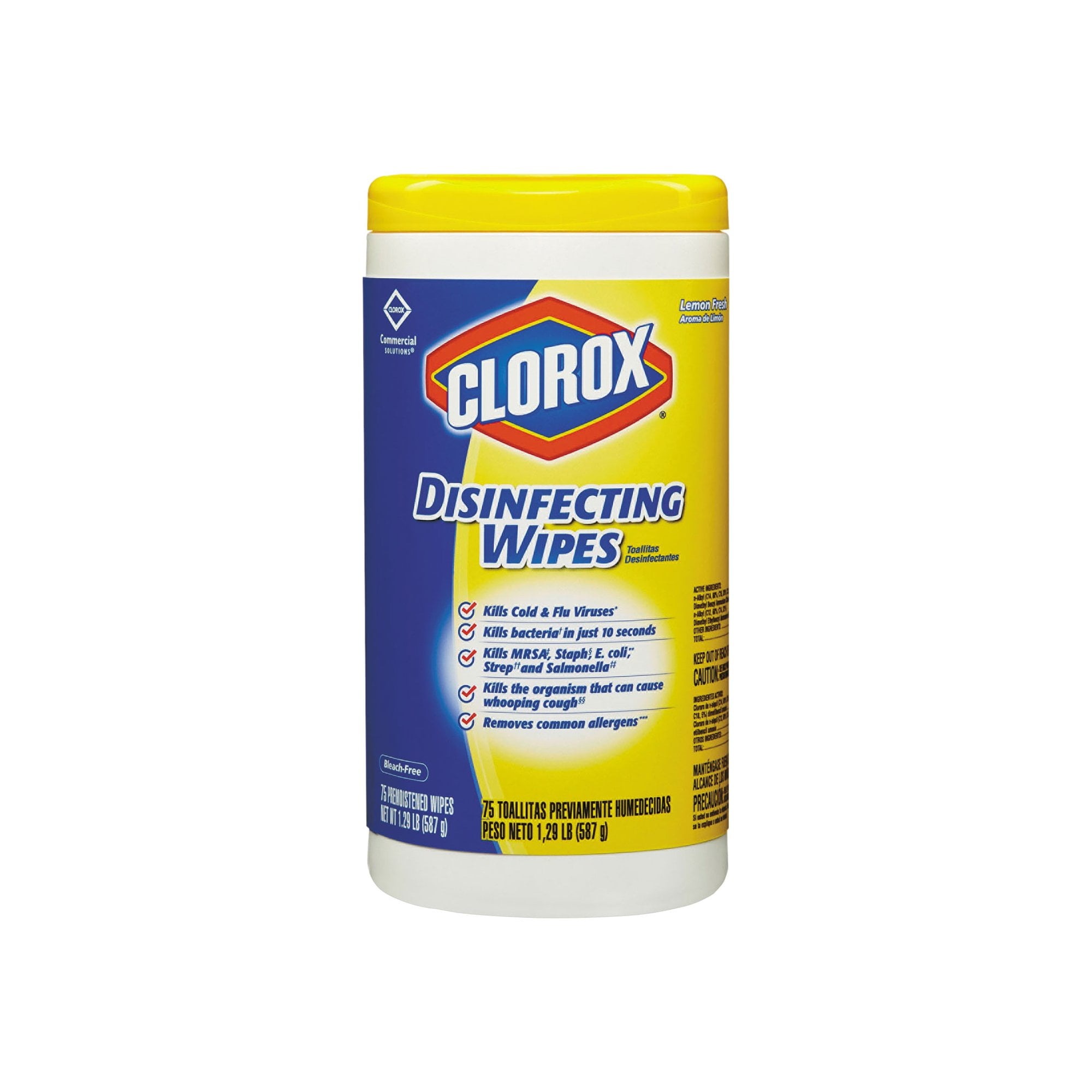 Branded Clorox Disinfecting Wipes, Lemon Fresh (75 ct