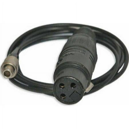 UPC: 0192223005846 | 4.9  (1.49m) 3-Pin LEMO to Female XLR Adapter Cable for 2000  3000 & 5000 Series Bodypack Transmitters