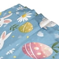 thumbnail image 3 of Yayeee Shower Curtain with Hooks 72"x72" Waterproof Fabric Bathroom Hanging Decor, Cartoon Easter Bunnies, 3 of 5