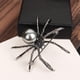 thumbnail image 4 of Broche de araña bruja joyería de bruja Pin de Halloween 2 piezas, 4 of 5