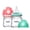 Multicolor1, variant on YOHKOH Natural Anti Colic Glass Baby Bottles(3.4 oz)- Red,Level 1 Nipple,0m+,2Pk Set