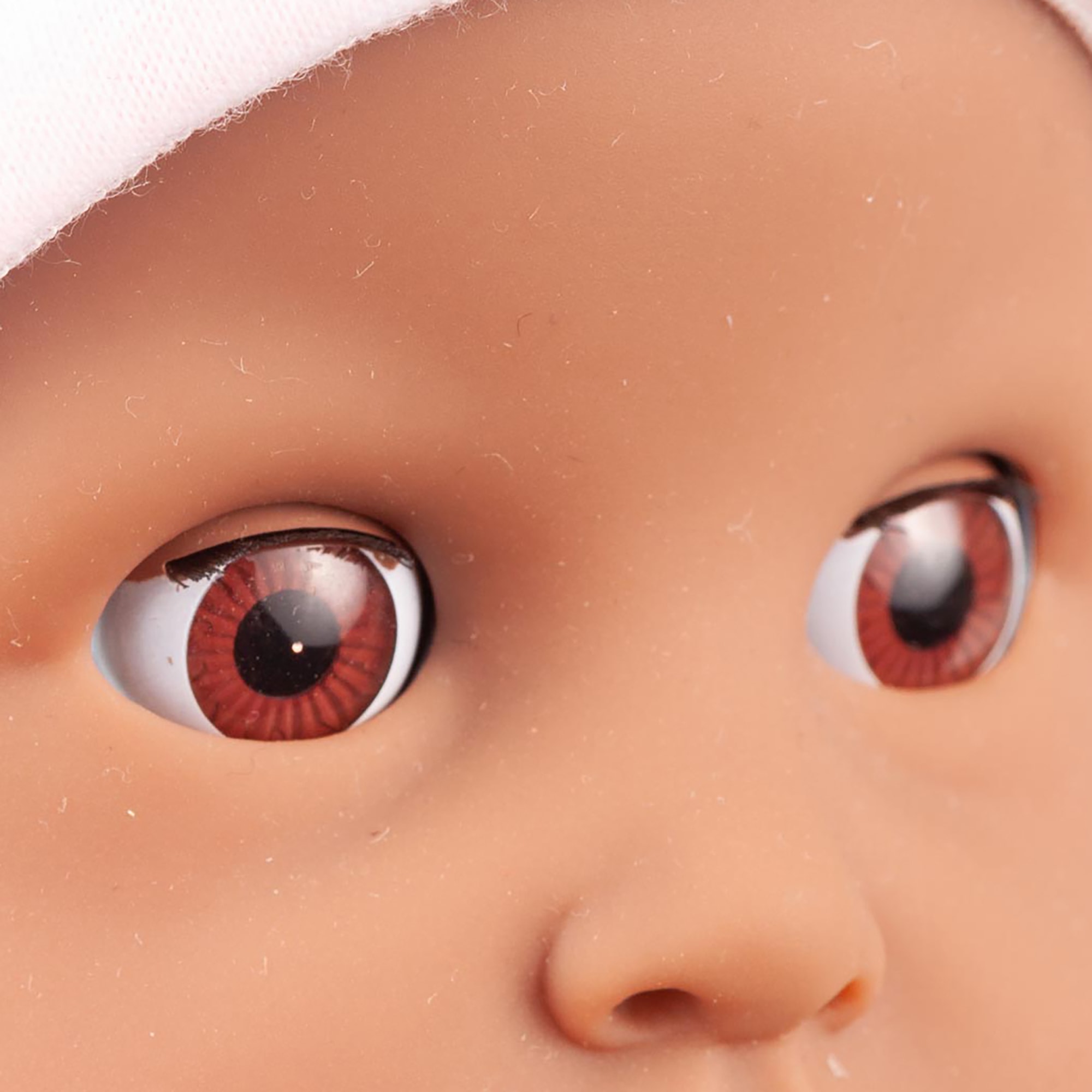 Gotz: Muffin To Dress Baby: Cutie - 13" African American Doll, Soft Pink Floral Outfit & Sock Hat, Soft Body, Sleepy Eyes, Collectible Toy, Kids 18mo+