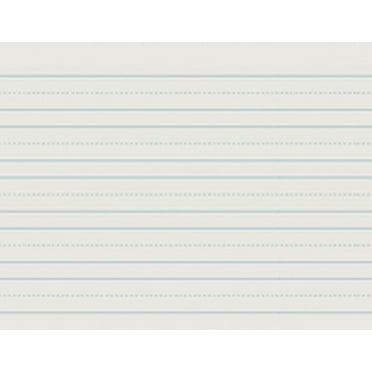 Raised Line Writing Paper - Red and Blue Lines -Package of 50 - Walmart.com
