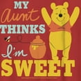 thumbnail image 2 of Boy's Winnie the Pooh My Aunt Thinks I'm Sweet Graphic Tee Red Medium, 2 of 4