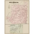 thumbnail image 2 of Caldwell 25x32 White Modern Wood Framed Museum Art Print Titled - Ashland, Salem Pennsylvania Landowner, 2 of 4
