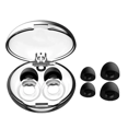 thumbnail image 1 of Bouchons d'Oreilles en Silicone pour la Natation, Réduction de Bruit, Réduction de Bruit, Réduit les Troubles, Boucle de Qualité, Transparent, 1 of 6