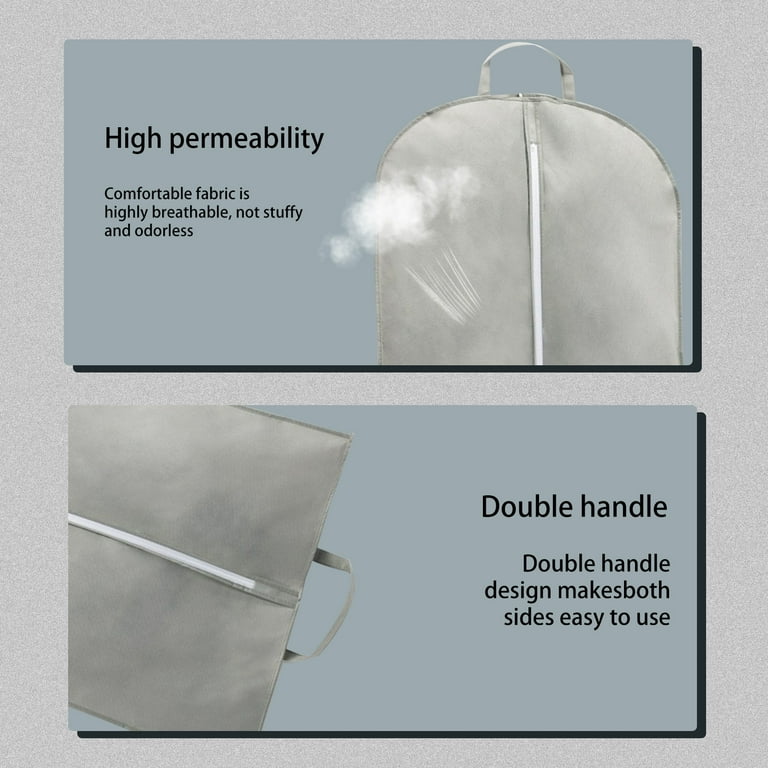 Garment Bags for Travel & Hanging Clothes - Suit Covers Garment Bag for Men  & Women Dress Bag with Handle - Closet Storage Suit Bag, Dress Bags, Coat  ...