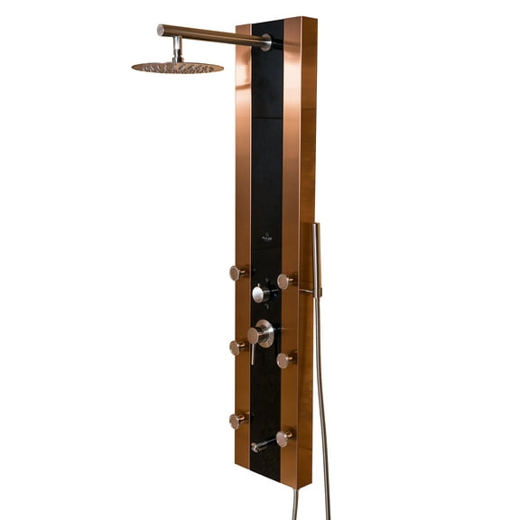 PULSE Rio ShowerSpa Tough Glass Shower Panel