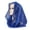 #355-Blue, variant on Women's Headscarf Shawl, Lightweight and Breathable with Glitter Trim, Versatile Hooded Scarf for Daily Wear and Special Occasions