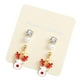 thumbnail image 4 of Pendiente de Navidad Sunnimix 2pcs ciervos Christmas Ear Stud, 4 of 8