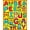 Yellow, Pattern 4, variant on ODIKA 2x3 Machine Washable Non-Slip Area Rug, Engaging Letter Recognition Development Training Surface High Traffic Rug, Orange, 693969