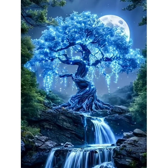 5D Adult Diamond Art Kit, Premium Diamond Art Kit, Full-Drill Gem Art Kit — 12×16 Inches (30×40 cm) — Unframed,KM612-1
