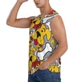 thumbnail image 3 of Daiia Cute Dog Printed Men's Tank Tops,Casual Soft Sleeveless Gym Muscle Shirts Bodybuilding Tee-XX-Large, 3 of 8