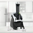 thumbnail image 5 of Yonanas Deluxe Vegan Non-Dairy Frozen Fruit Soft Serve Dessert Maker with 75 Recipe Book, in Black (IC0988BK22), 5 of 11