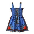 thumbnail image 5 of YunPes Toddler Summer Dress Girls' Boho African Sundress - Sleeveless Dashiki Print Cotton Play Dress for Toddlers 1-5Y, 5 of 9