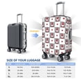 thumbnail image 5 of Goofa Gnomes and Hearts Pattern Luggage Covers For Suitcase,Suitcase Cover Protector Fit 18-32 Inch Luggage-Medium, 5 of 9