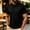 (Casual 340)Black, variant on DayScoop Fashion Shirt for Men Summer Blouse Big & Tall Casual Mesh Turndown Collar Loose Tops Tees Tees Plus Size