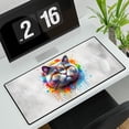 thumbnail image 3 of Watercolor Drip British Shorthair Pop Art Colorful Portrait Artwork Desk Mat Full Keyboard Mouse Pad Cat Lover Kitten Owner Gifts Large Mousepad - 01009, 3 of 5