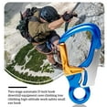 thumbnail image 4 of Mosquetón seguro Eigraketly equipo de escalada profesional color Azul, 4 of 6