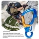 thumbnail image 5 of Mosquetón Seguro Greeniant Equipo de Escalada Profesional Clips Caribeener Azul, 5 of 6