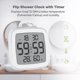 thumbnail image 4 of Baldr Flip Temporizador de cocina digital a prueba de agua para cocinar Ducha Cronómetro Reloj despertador Cocina electrónica Cuenta regresiva Temporizador táctil, 11 Feliz Sencillez, 4 of 5