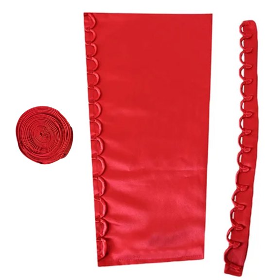 RUISINERY Bridal Gowns Corset Back Kits with 4Meter Satined Tie Shield Cloth for Wedding Dress Zipper Replacement Dress Laceup Set