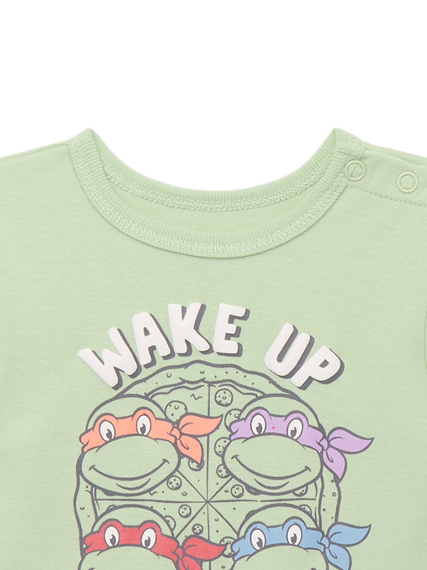Teenage Mutant Ninja Turtles Baby Boys Graphic Bodysuits with Short Sleeves, 2-Pack, Sizes 0/3M-24M