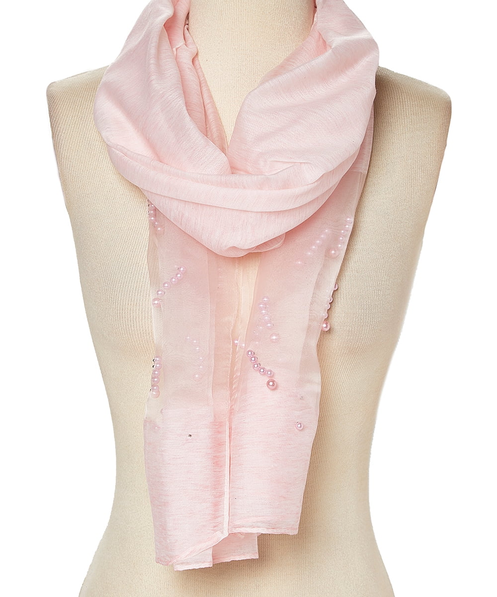 Oussum Pink Scarfs for Women Winter Fashion Lightweight Scarves