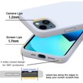 thumbnail image 3 of IBAOLEA Compatible avec iPhone 13 Case, Étui de Téléphone en Silicone Liquide Antichoc avec Doublure en Microfibre Douce Anti-Rayures, Protection Robuste pour iPhone 13 6.1 Pouces(2021) (Blanc) Blanc, 3 of 6