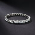 thumbnail image 5 of S925 silver with 18K gold plated 1 carat moissanite tennis bracelet for men and women, 5 of 6