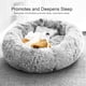 thumbnail image 5 of Cama relajante para perros y gatos, cama relajante de piel sintética con forma de rosquilla, 5 of 8
